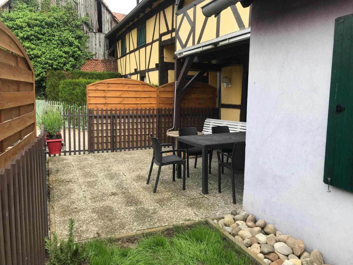 Gite Plain-Pied Avec Jardin Du Centre Alsace Ebersheim Dış mekan fotoğraf
