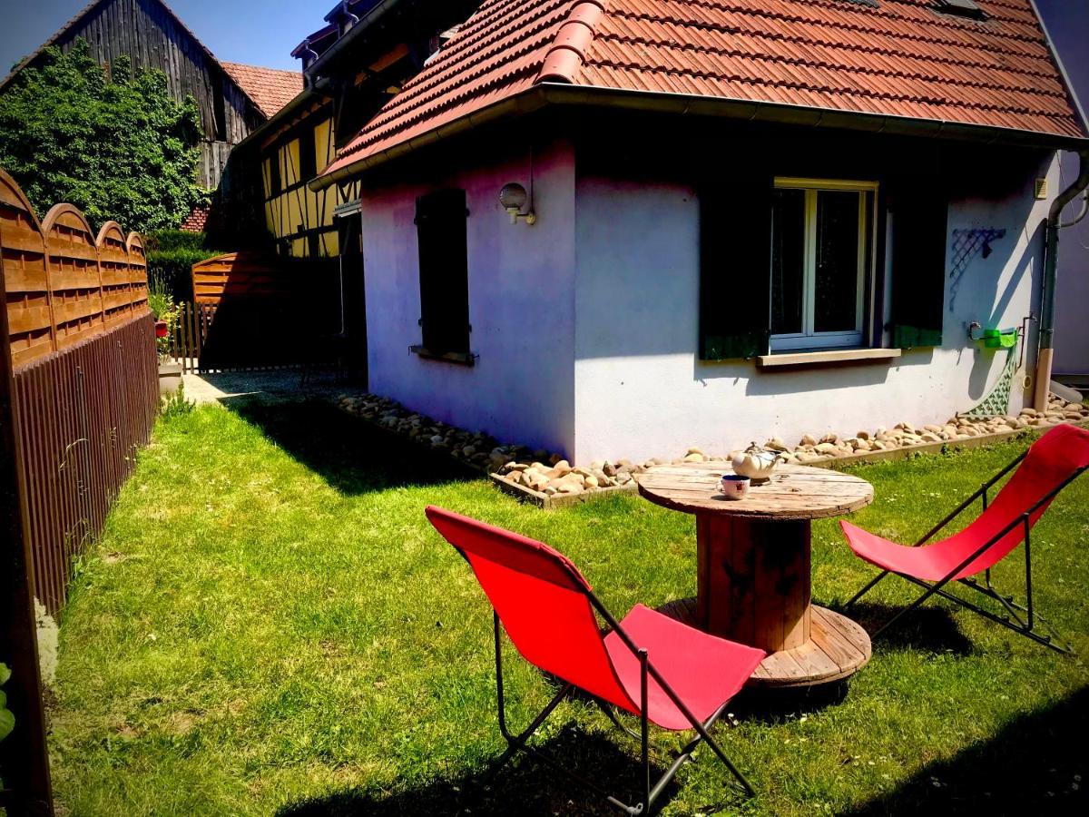 Gite Plain-Pied Avec Jardin Du Centre Alsace Ebersheim Dış mekan fotoğraf